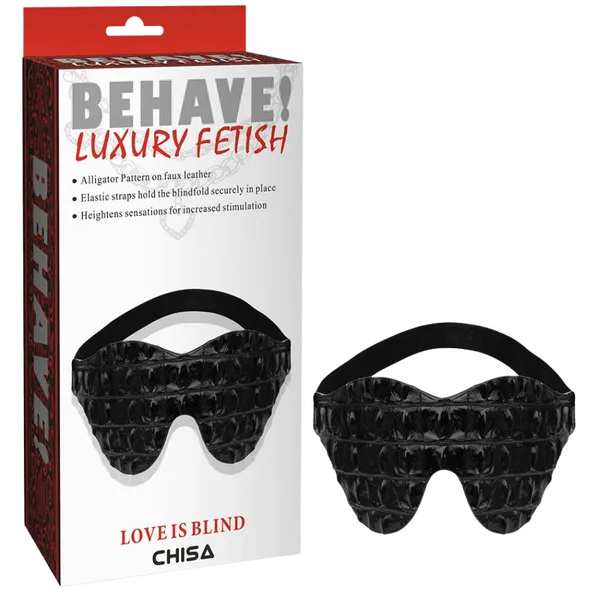 Chisa Love is Blind Blindfold BDSM Eye Mask Bondage Role Play Fetish Sex Toy Chisa Couples