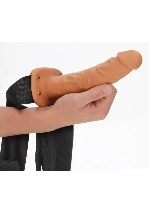 Dildos | Realrock Hollow Strapon without Balls - 8'' / 20.5 cm