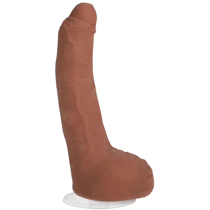 Dildos Signature Cocks Leo Vice 75 Inch Cock With Removable VacULock Suction Cup Caramel Doc Johnson