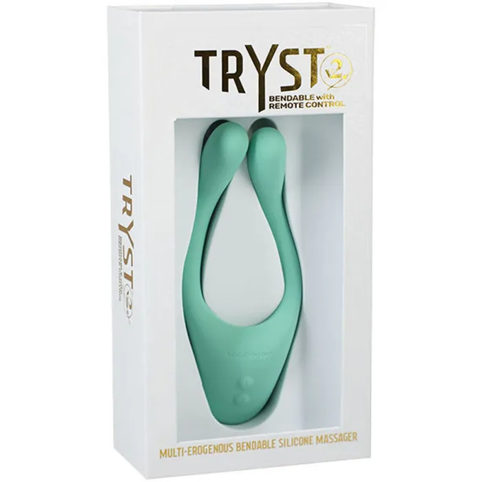 Doc Johnson Female Sex Toys Tryst V2 Bendable Multi Erogenous Zone Massager With Remote