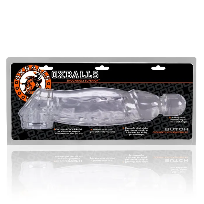 OxBalls Butch Cocksheath Clear Dildos