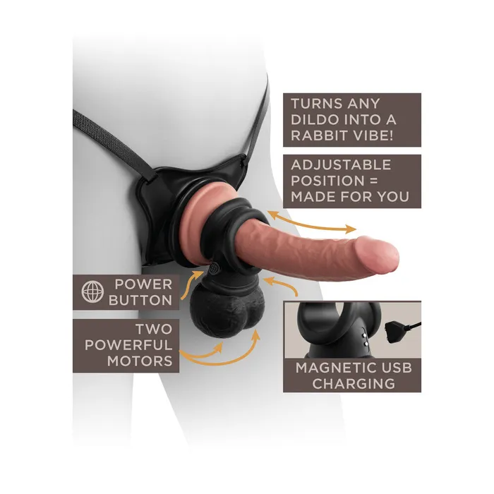 PipeDream King Cock The Crown Jewels Weighted Swinging Vibrating Balls | Dildos