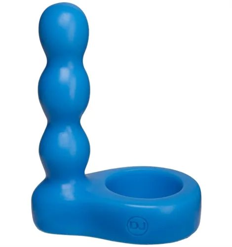 Platinum Premium Silicone the Double Dip 2 Blue Doc Johnson Dildos