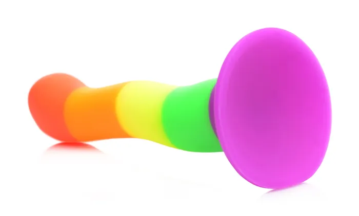 Proud Rainbow Silicone Dildo with Harness | Strap U Female Sex Toys