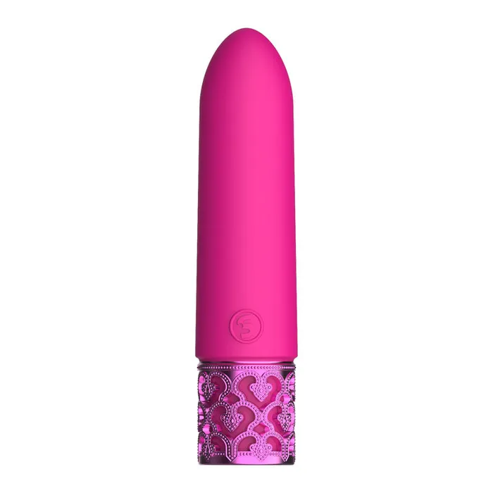 ROYAL GEMS Imperial - Silicone Rechargeable Bullet - Pink 10 cm USB Rechargeable Bullet | Shots Toys Female Sex Toys