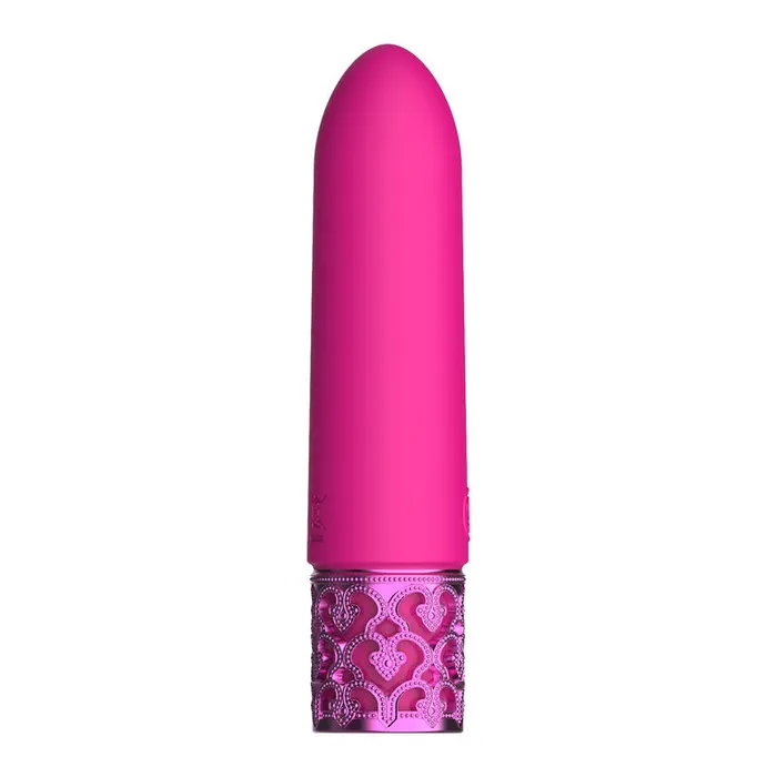 ROYAL GEMS Imperial - Silicone Rechargeable Bullet - Pink 10 cm USB Rechargeable Bullet | Shots Toys Female Sex Toys