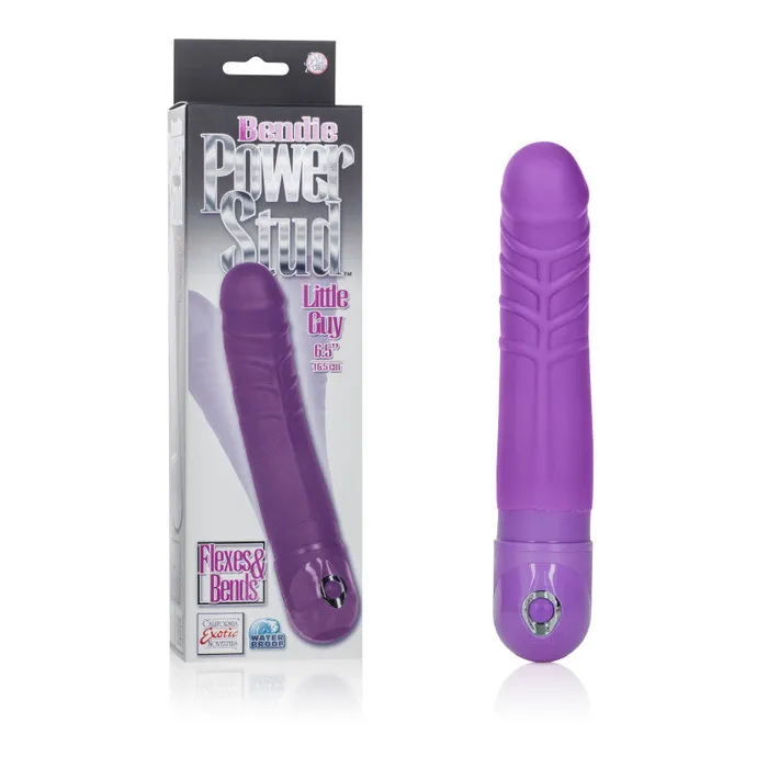 Vibrators Bendie Power Stud Little Guy Purple CalExotics