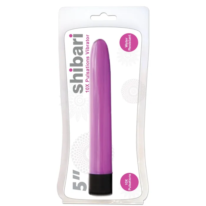 Vibrators Shibari Shibari 10X Pulsations Vibrator 5in Pink