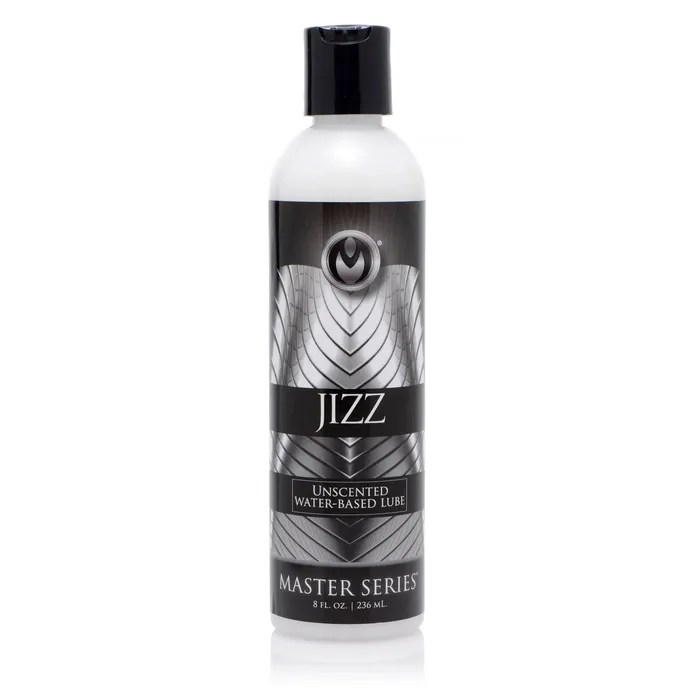 XR Brands Master Series Vibrators Jizz Unscented WaterBased Lube 8 Oz