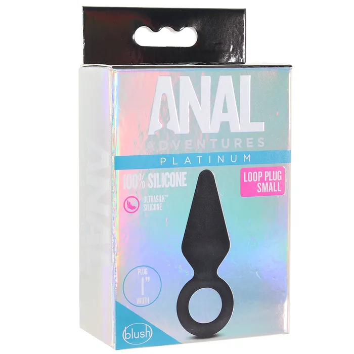 Blush Male Sex Toys | Anal Adventures Platinum Small Loop Plug