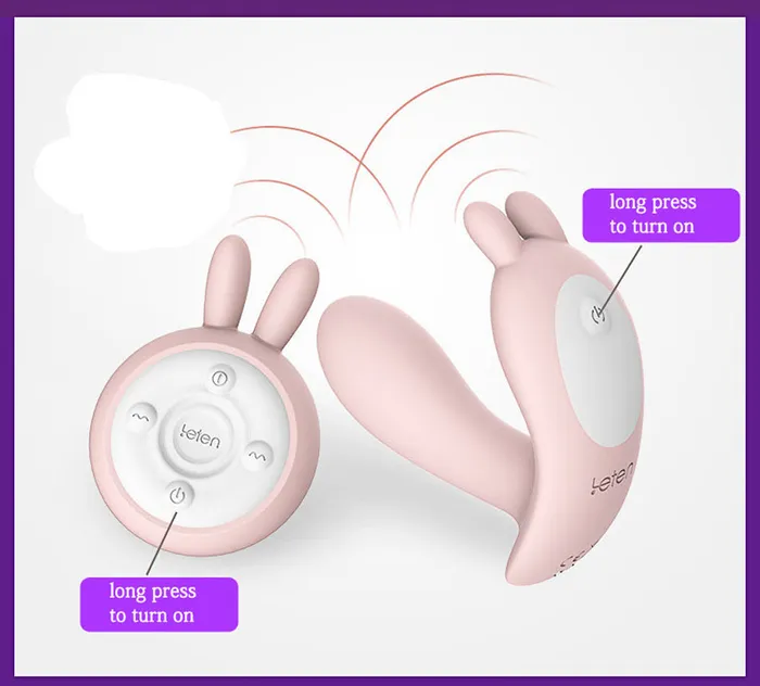 Female Sex Toys | Blissful Delirium Bunny Wireless Bluetooth Remote Control Strap On Panties 10 Speeds Smart Heating Vibrator Clitoris G-Spot Massager