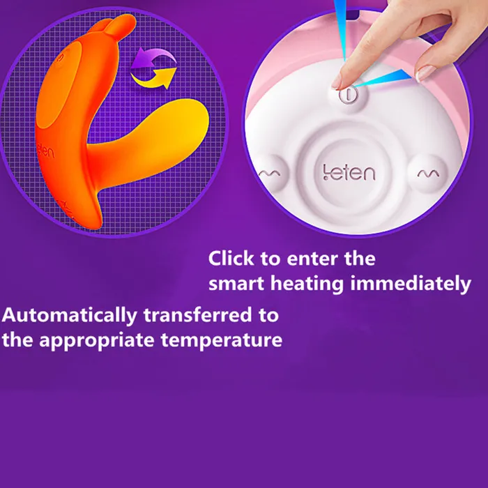 Female Sex Toys | Blissful Delirium Bunny Wireless Bluetooth Remote Control Strap On Panties 10 Speeds Smart Heating Vibrator Clitoris G-Spot Massager