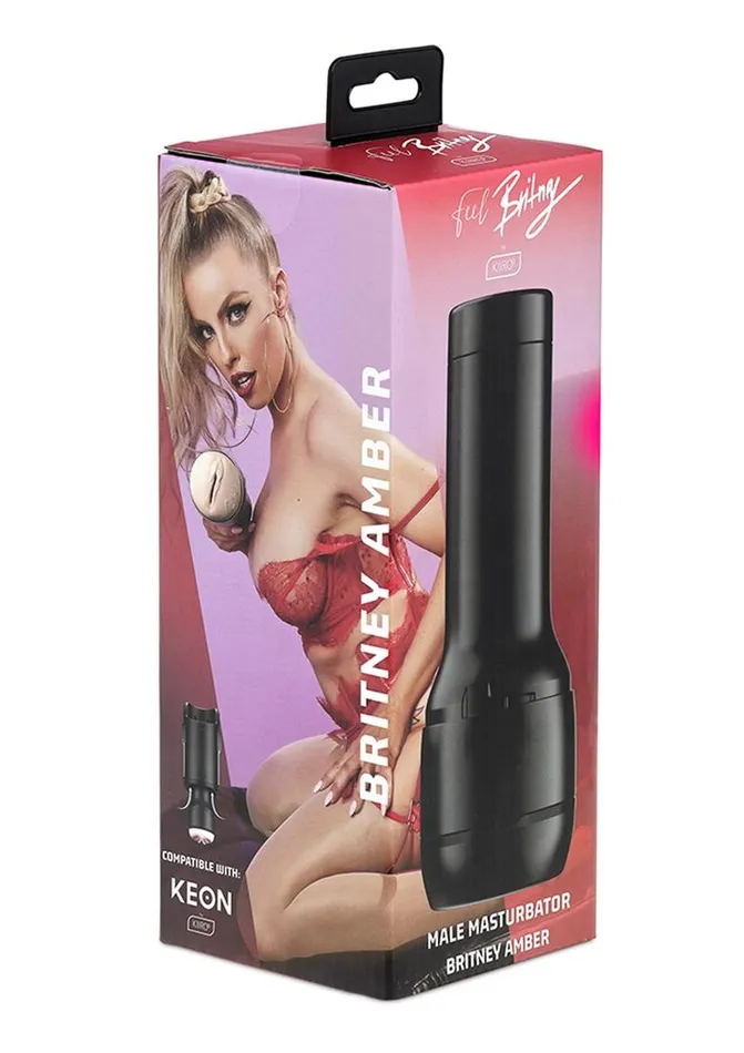 Kiiroo Male Sex Toys | Kiiroo Feel Britney Amber Stroker Interactive Masturbator - Pussy