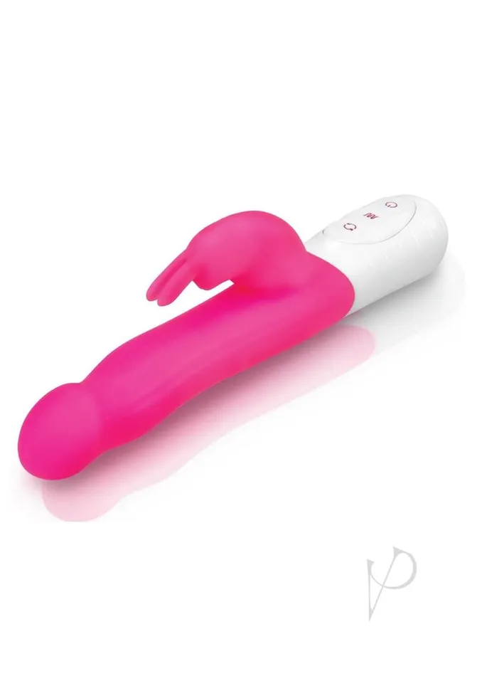 Rabbit Essentials Female Sex Toys | Rabbit Essentials Silicone Rechargeable Slim Shaft Rabbit Vibrator