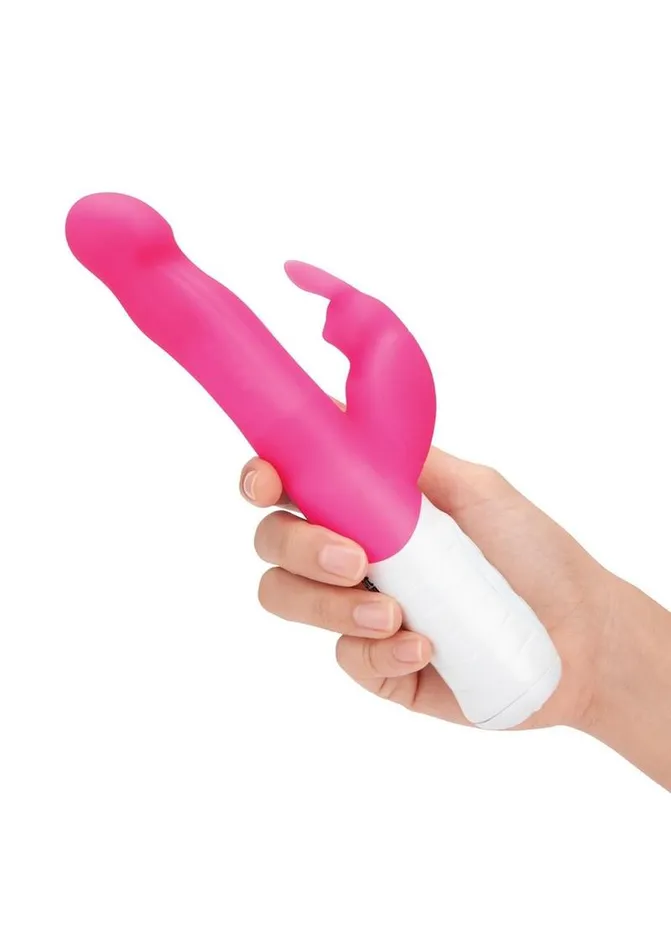 Rabbit Essentials Female Sex Toys | Rabbit Essentials Silicone Rechargeable Slim Shaft Rabbit Vibrator