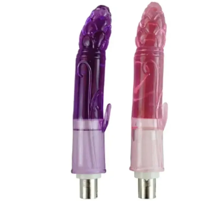 Dildos | Factory-direct Jelly Dildo Attachments for Compact A2 Fucking Machine (6 Styles)