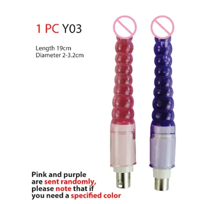 Dildos | Factory-direct Jelly Dildo Attachments for Compact A2 Fucking Machine (6 Styles)