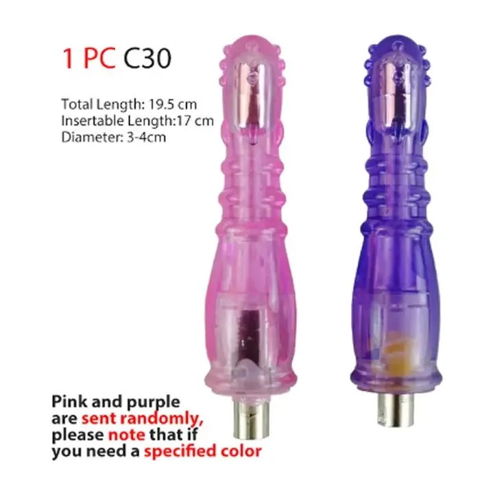 Dildos | Factory-direct Jelly Dildo Attachments for Compact A2 Fucking Machine (6 Styles)