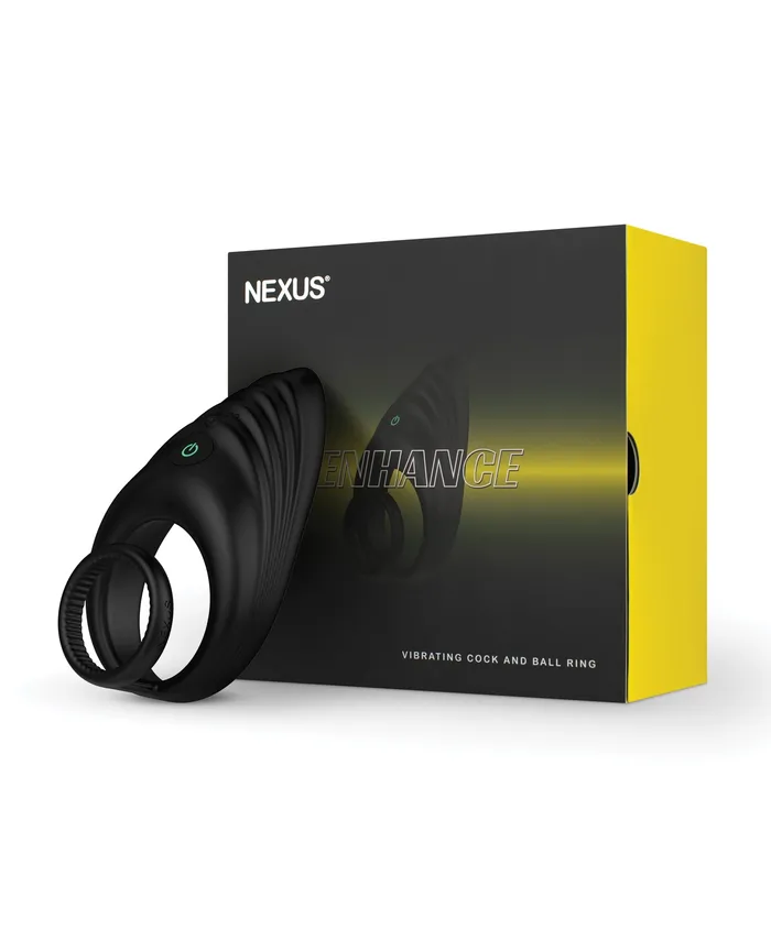 Male Sex Toys Nexus Nexus Enhance Cock Ball Ring Black