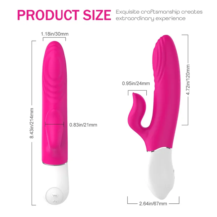 9 Pulsating Vibrating Modes Mute Rabbit G Spot Vibrator with Heating Sorlove Female Sex Toys