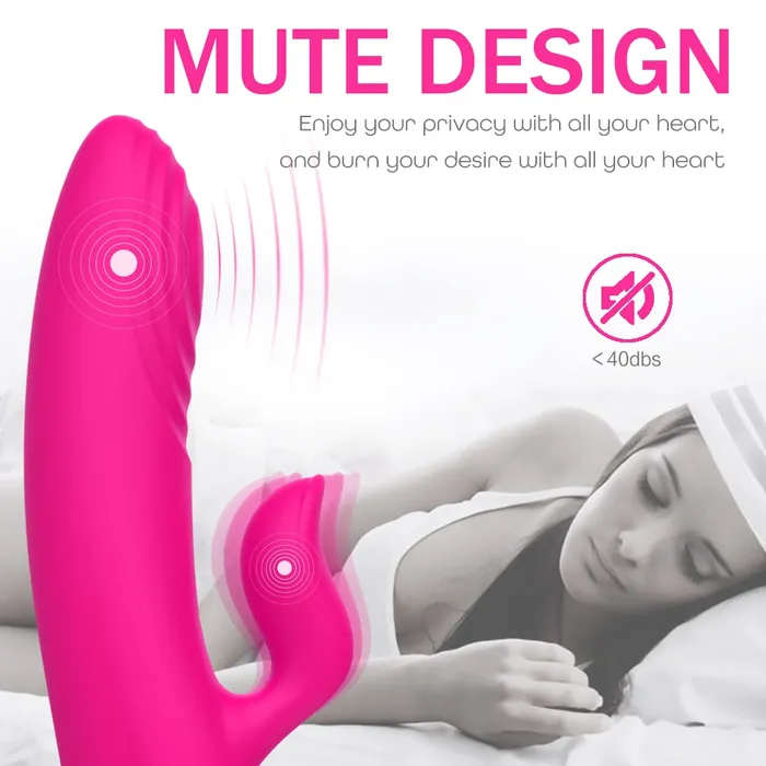 9 Pulsating Vibrating Modes Mute Rabbit G Spot Vibrator with Heating Sorlove Female Sex Toys