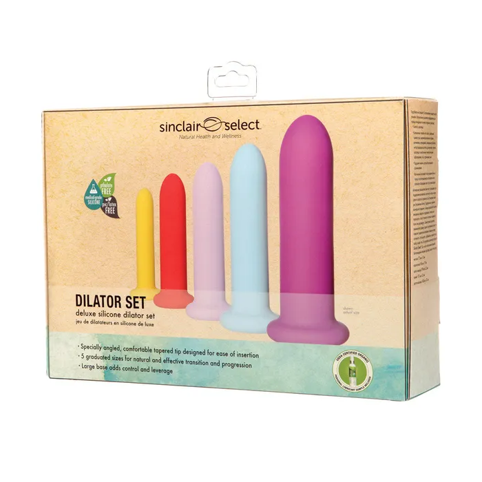 Anal Deluxe Silicone Dilator 5 pc Set Sinclair