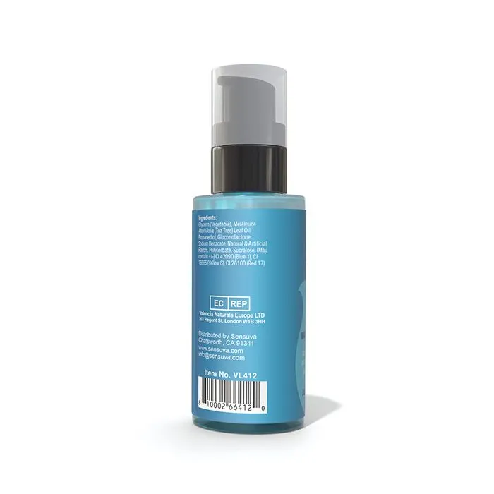 Anal Sensuva Valencia Naturals Sizzle Lips Warming Gel 2 oz Blueberry Ice Pop