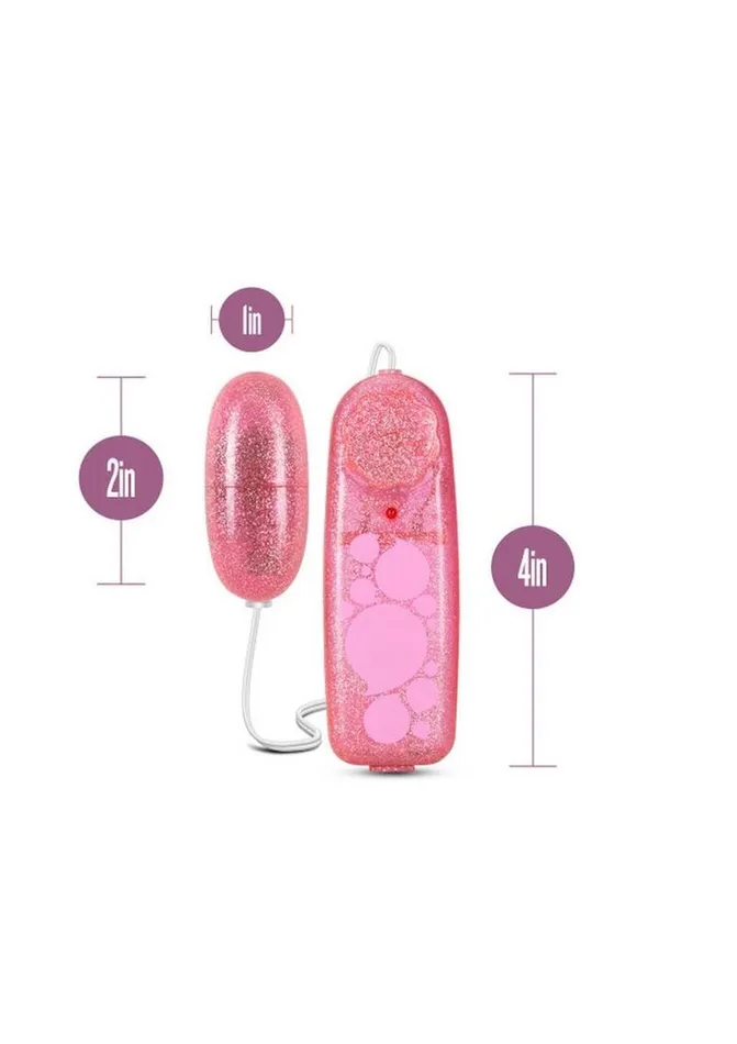 B Yours B Yours Glitter Power Bullet Vibrator with Remote Control Female Sex Toys