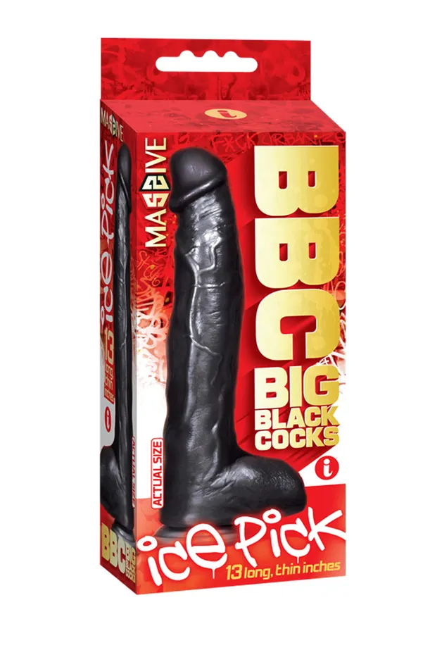 BBC Big Black 12 Cock Icepick Icon Brands Dildos