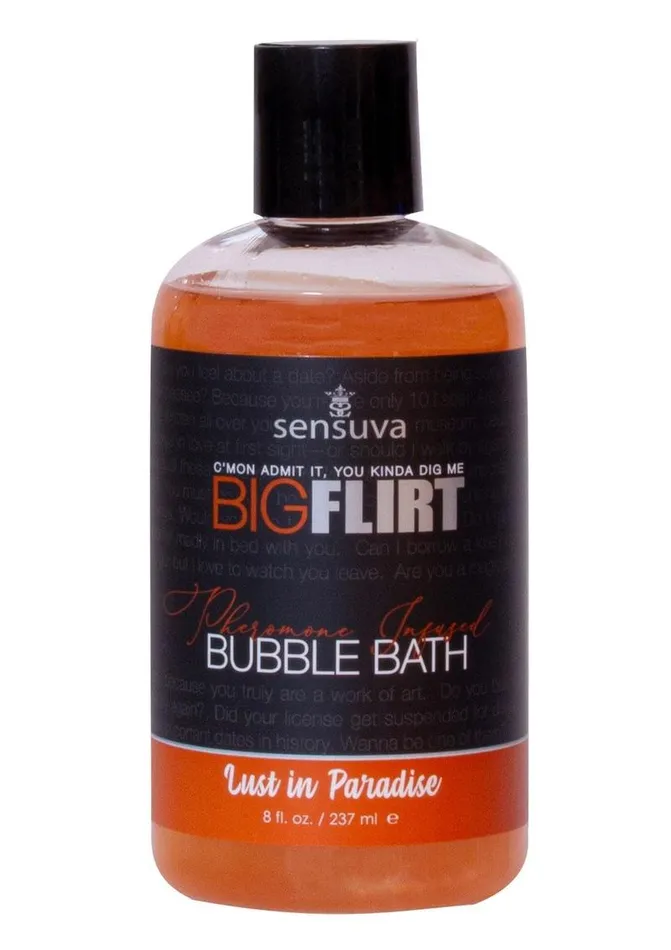 Big Flirt Female Sex Toys Big Flirt Pheromone Bubble Bath 8oz Lust In Paradise