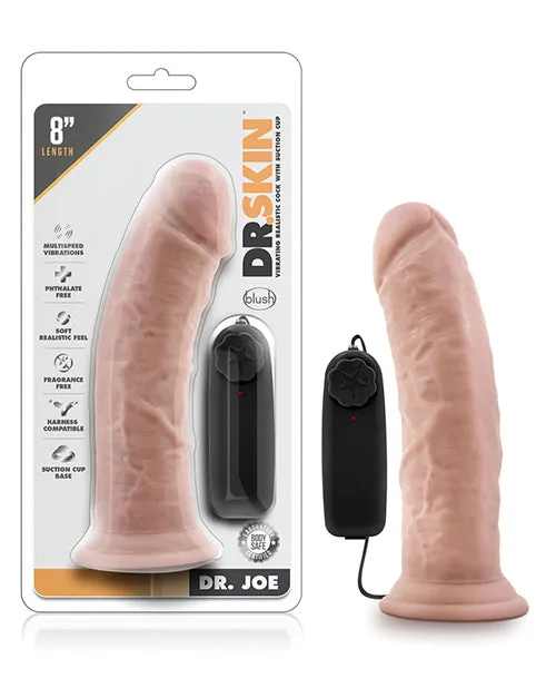 Blush Novelties Dildos Dr Joe 8 Vibrating Cock Vanilla