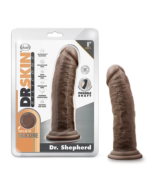 Blush Novelties Dr Shepherd 8 Realistic Dildo Chocolate Female Sex Toys