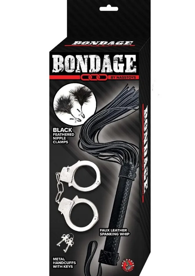 Bondage Couples Nasstoys Bondage Whipfeather and Cuffs