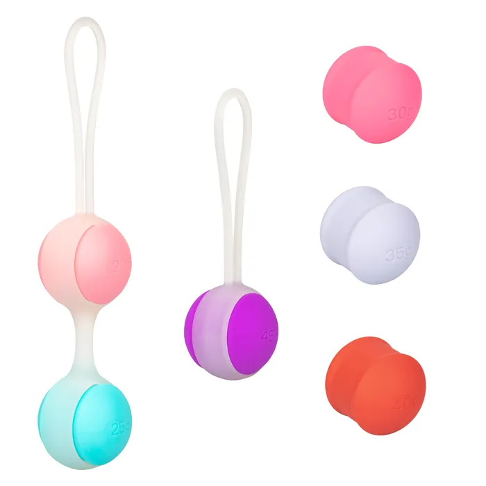 CalExotics Female Sex Toys Sheology Interchangeable Weighted Kegel Set