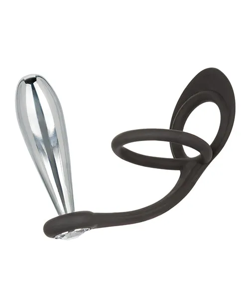 California Exotic Novelties Anal Star Fucker Glider Gem Plug Enhancer Black