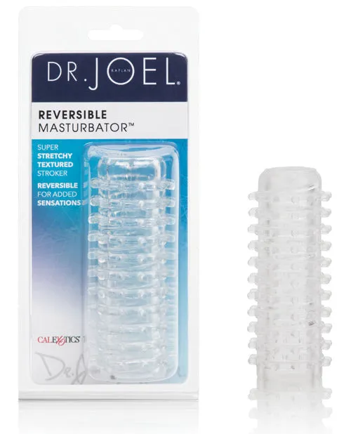 California Exotic Novelties Male Sex Toys Dr Joel Kaplan Reversible Masturbator Clear