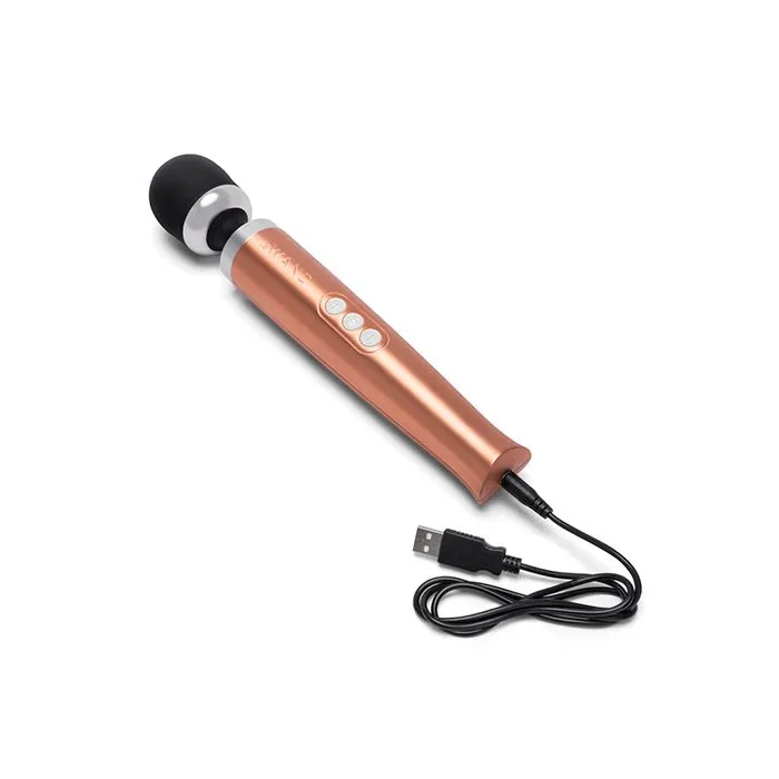 Cotr INC Female Sex Toys Le Wand Die Cast Rechargeable Vibrating Massager Rose Gold