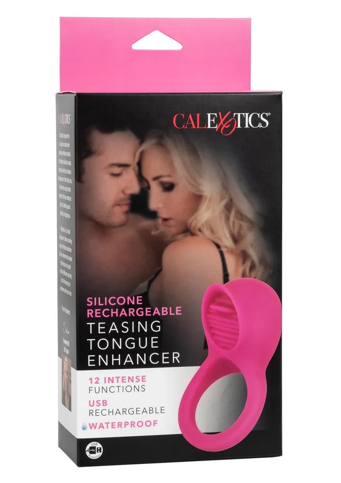 Couples Enhancers Male Sex Toys Silicone Vibrating Teasing Tongue Enhancer Cock Ring