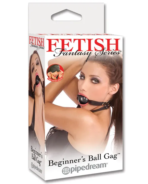 Couples Pipedream Products Fetish Fantasy Series Beginners Ball Gag Black