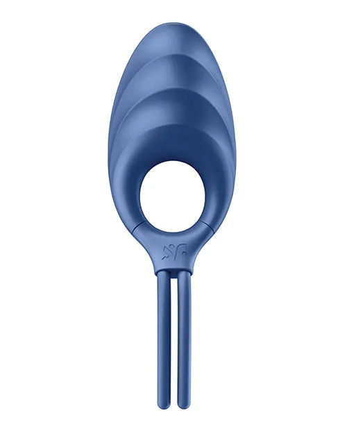 Couples Satisfyer Swordsman Vibrating Cock Ring Blue Eis INCsatisfyer