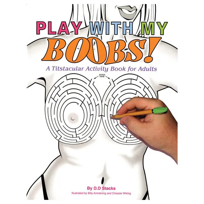 Couples SCB Play w My Boobs A Titstacular Activity Book for Adults Aaron Blake Publishers