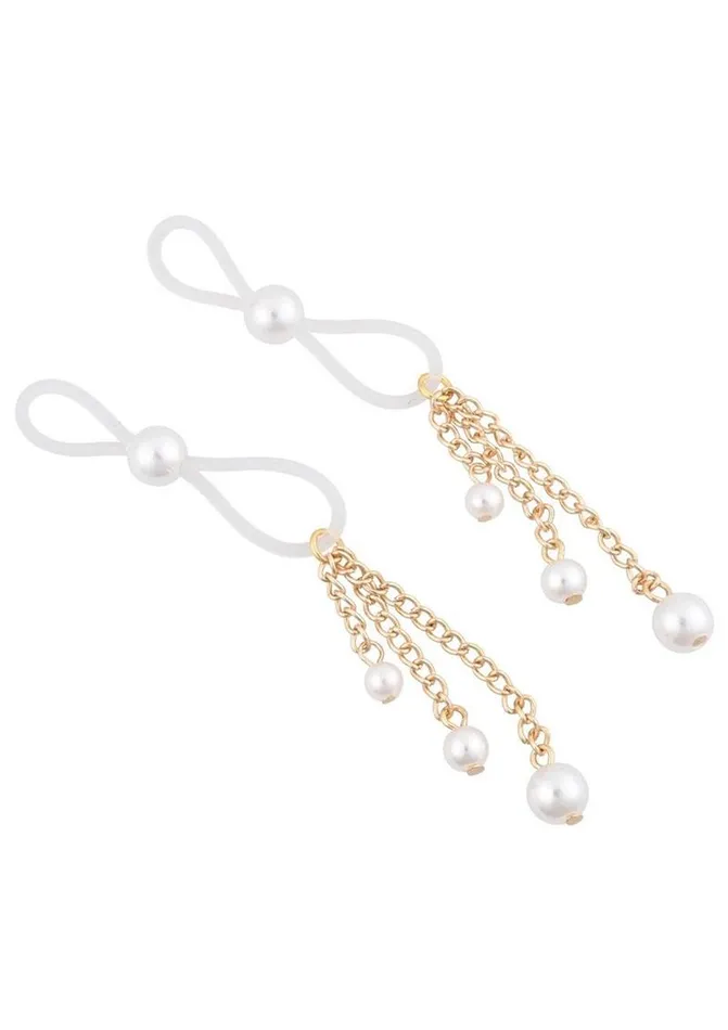 Couples Sex and Mischief Sex and Mischief Pearl Nipple Ties