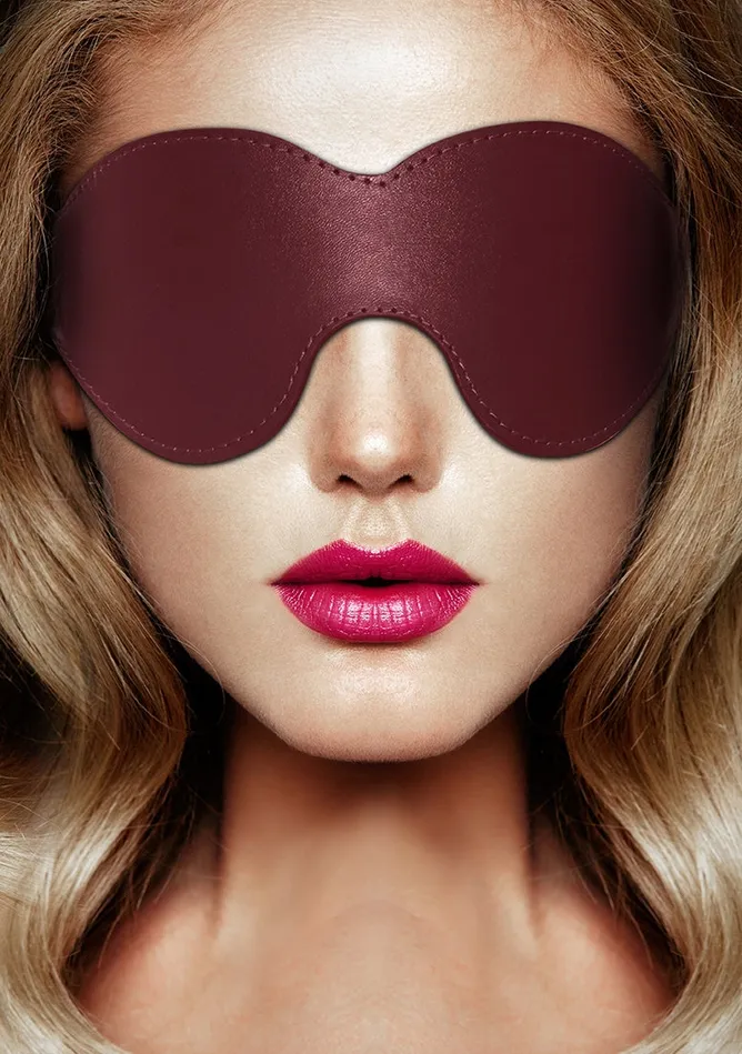 Couples Shots America Ouch Halo Eyemask Burgundy