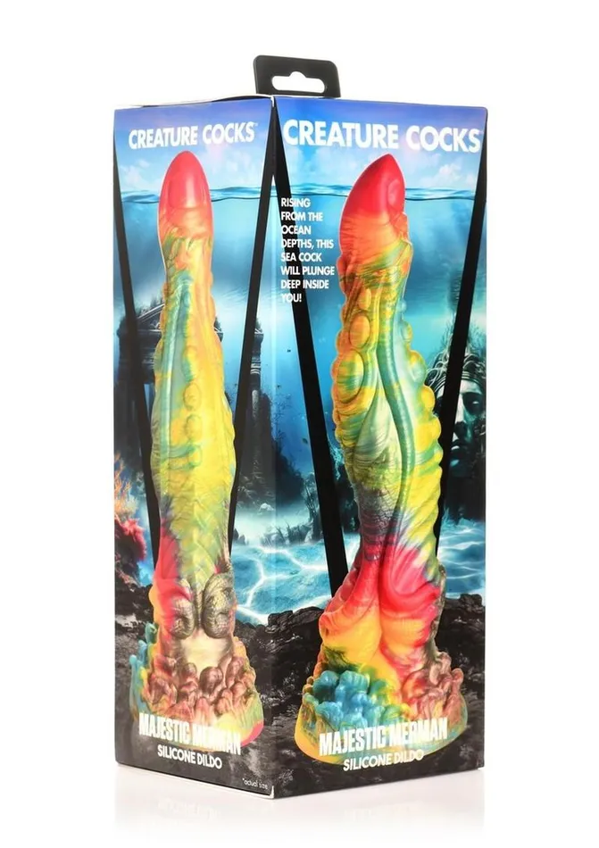 Creature Cocks Majestic Merman Silicone Dildo Creature Cocks Dildos