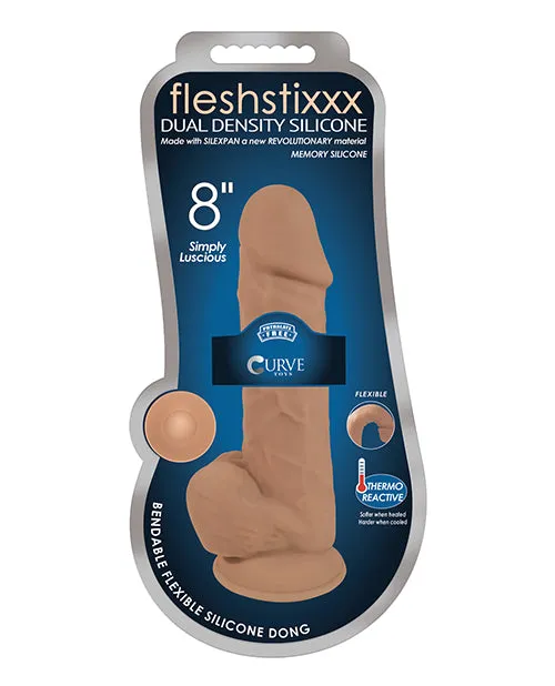 Curve Toys Dildos FleshstiXXX Silicone Dildo w Balls