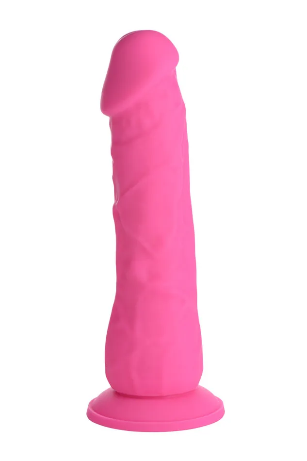 Curve Toys Lollicock 7 Silicone Dildo Without Balls Cherry Dildos