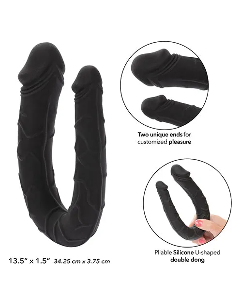 Dildos Boundless ACDC Double Dong Black California Exotic Novelties