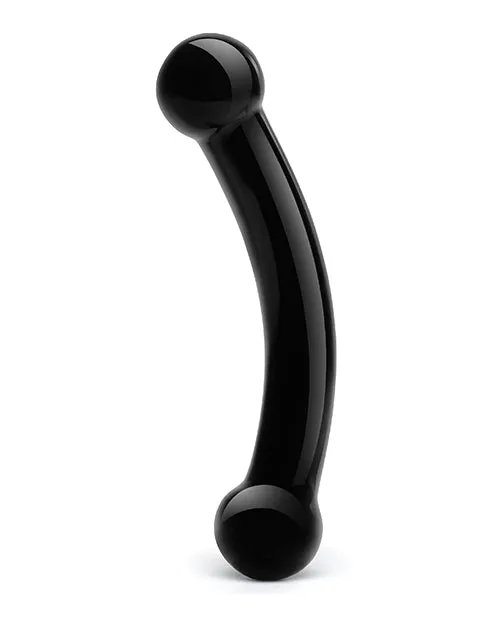 Dildos Electric Eel INC Glas Double Bull Glass Dildo Black