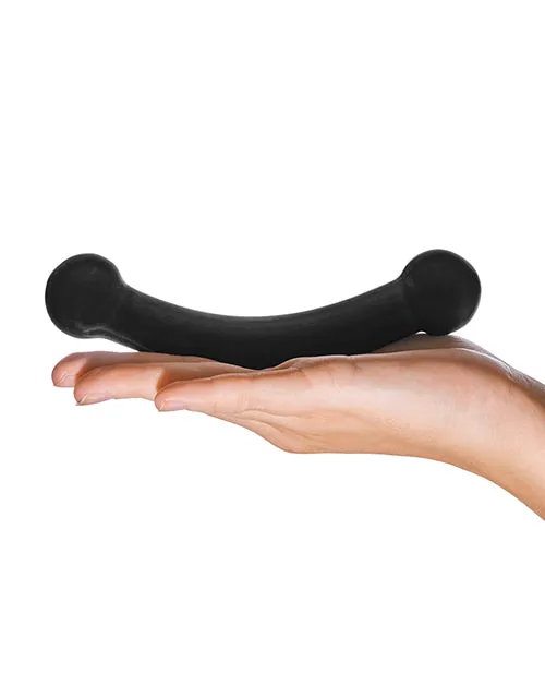 Dildos Electric Eel INC Glas Double Bull Glass Dildo Black