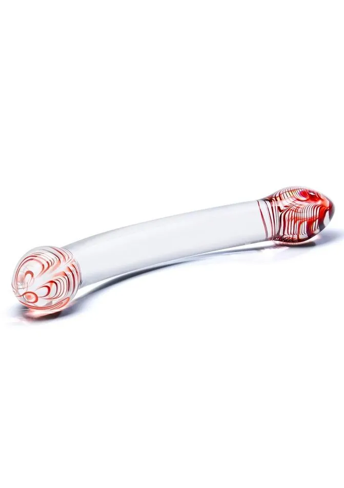 Dildos Glas Glas Red Head Double Dildo